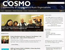 Tablet Screenshot of cosmocoalition.org